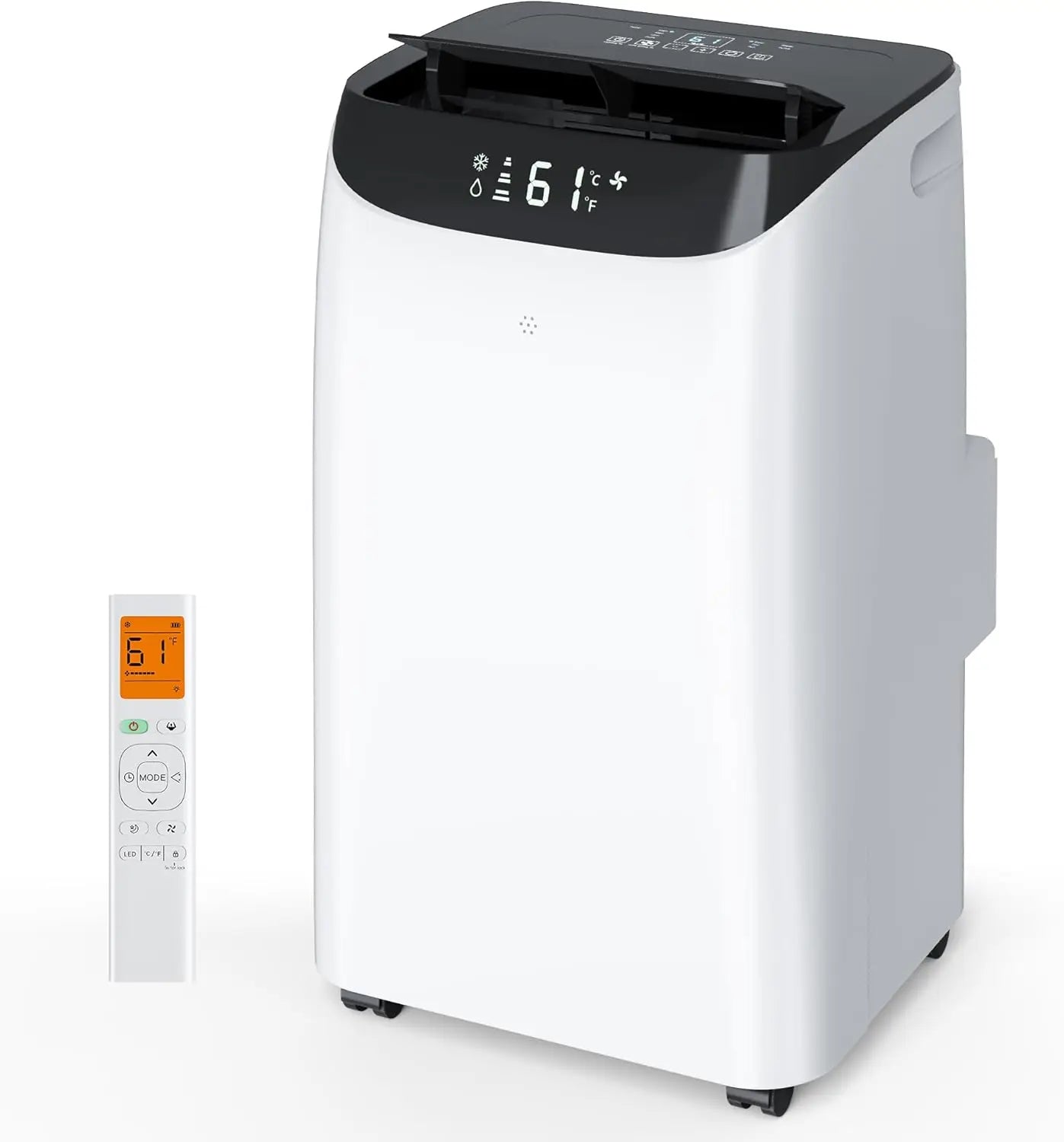 XMSJ Portable Air Conditioner With Remote Dual Hose Dehumidifier Fan