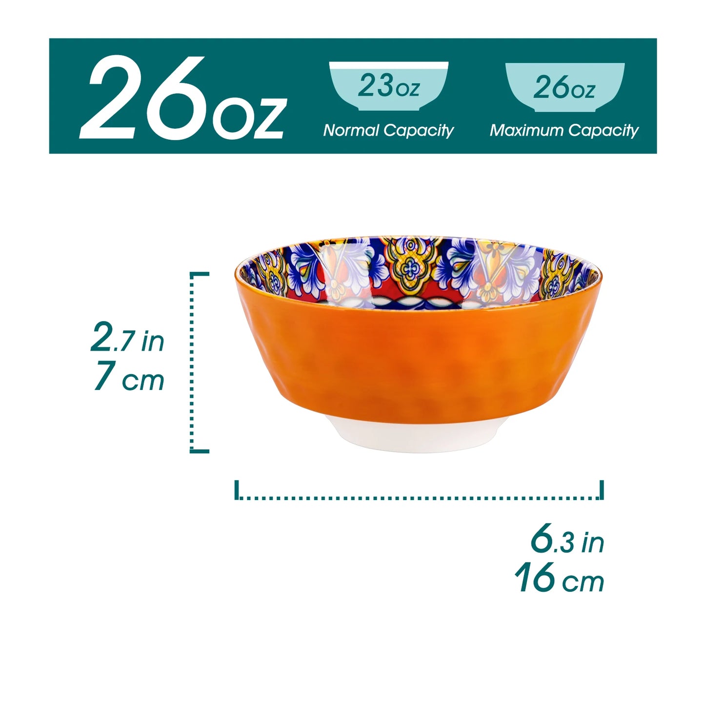 Malacasa Premium Ceramic Oven Dishwasher Safe Soup Bowls