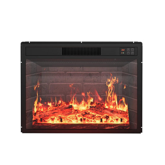 Adoolla Electric Fireplace Wall Mount Recessed Heater With Remote Control