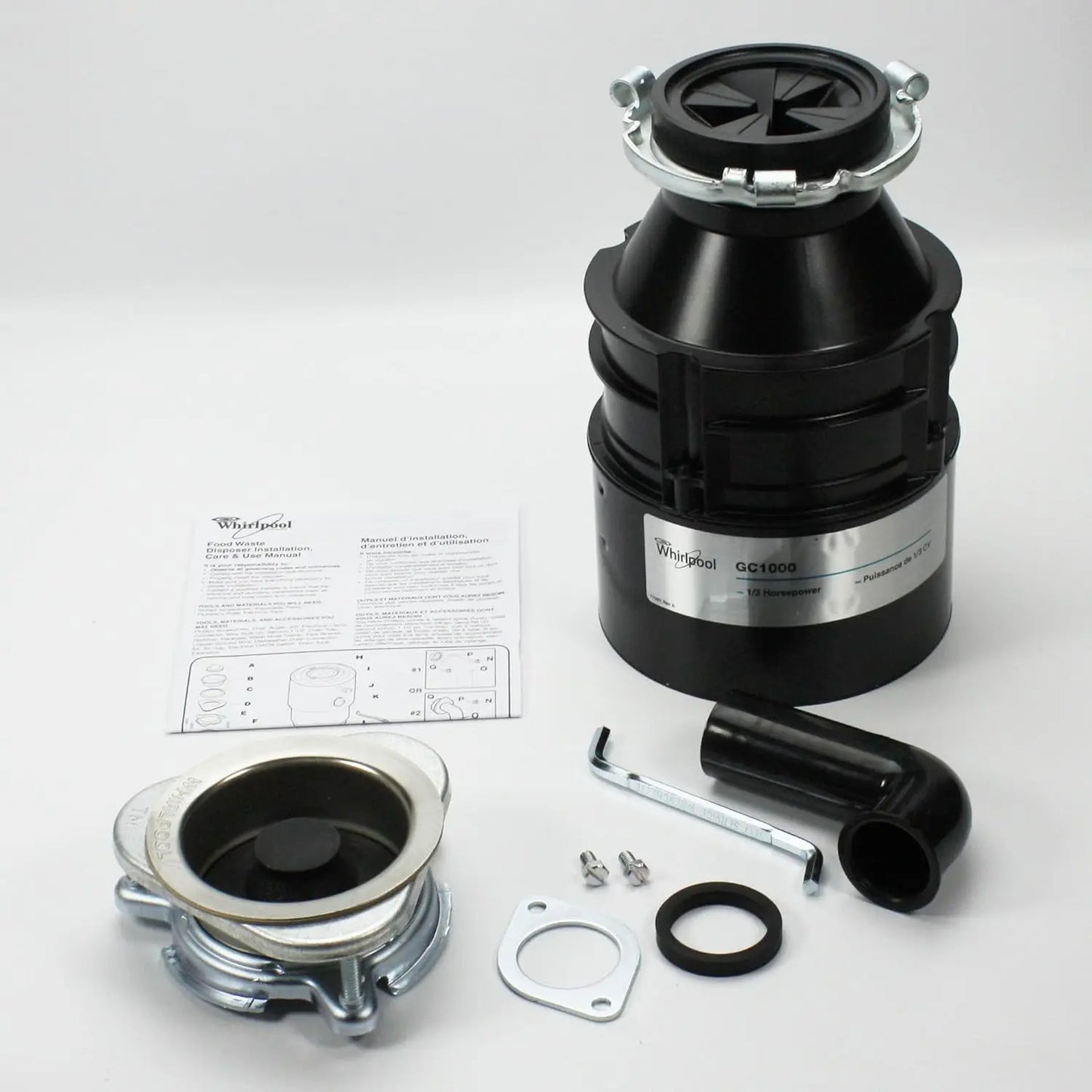 XMSJ One Third HP Sink Disposer Compact Garbage Disposal