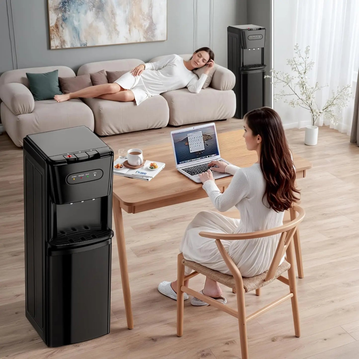 XMSJ Bottom Loading Water Cooler Dispenser With Three Temperature Settings