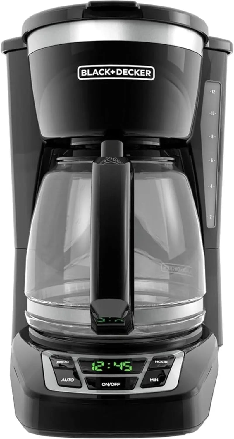 Programmable Digital Coffee Maker With Auto Brew Sneak-A-Cup