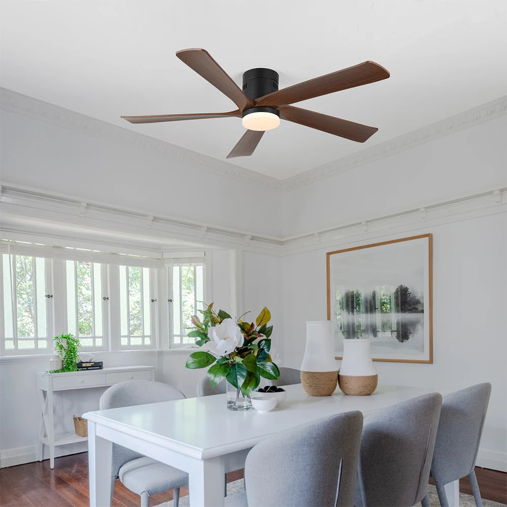 GreeLustr Industrial Remote Dimming Ceiling Fan Led Lamp