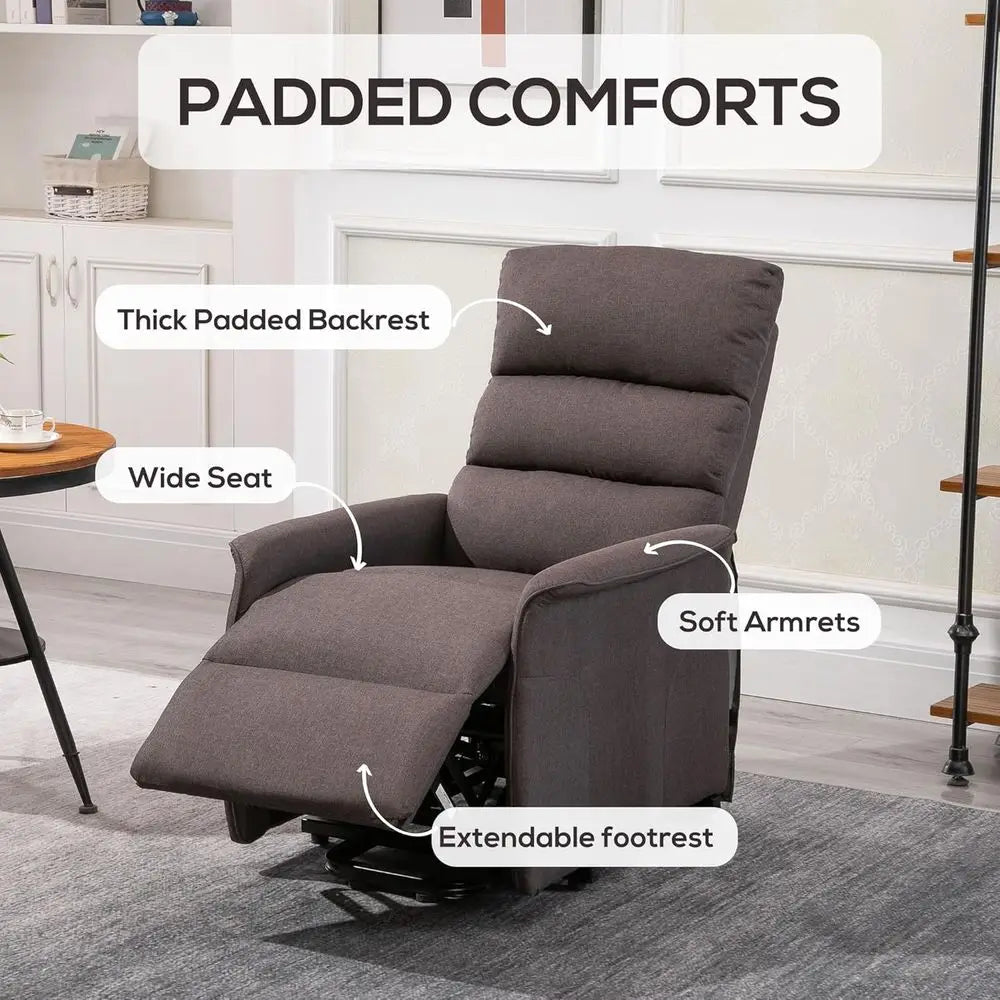 Power Lift Recliner Chair With Remote Control Easy Assembly