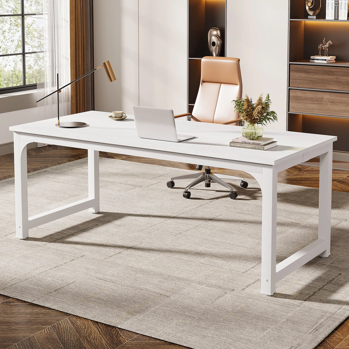 Tribesigns Modern Computer Desk Wooden Home Office Table