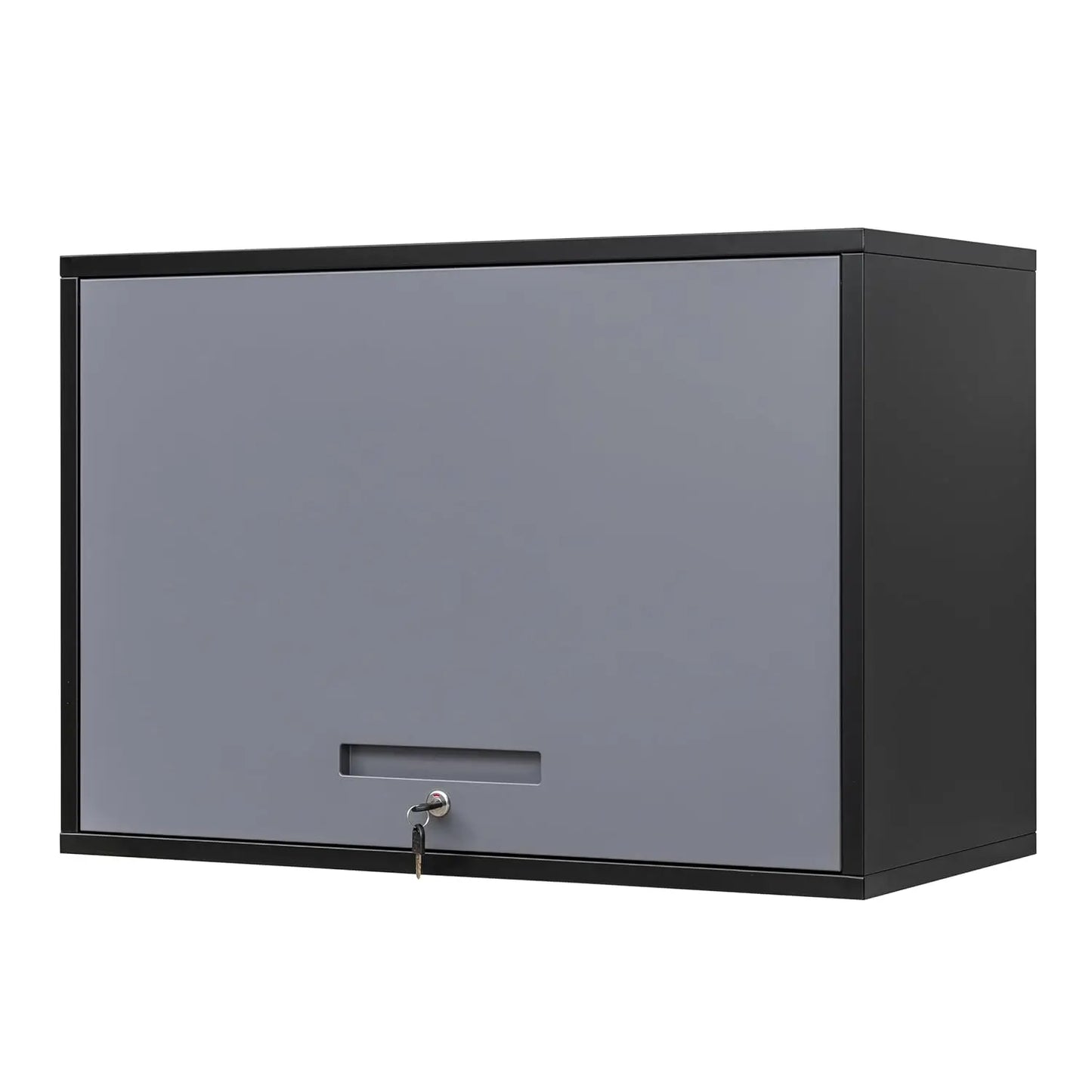 GELU Metal Garage Wall Cabinet With Doors And Shelves Storage