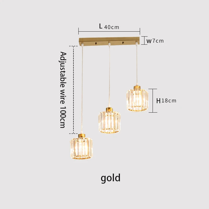 Vetulus Modern K9 Crystal Ceiling Chandelier For Living Spaces