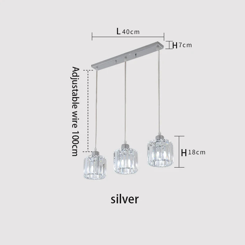 Vetulus Modern K9 Crystal Ceiling Chandelier For Living Spaces